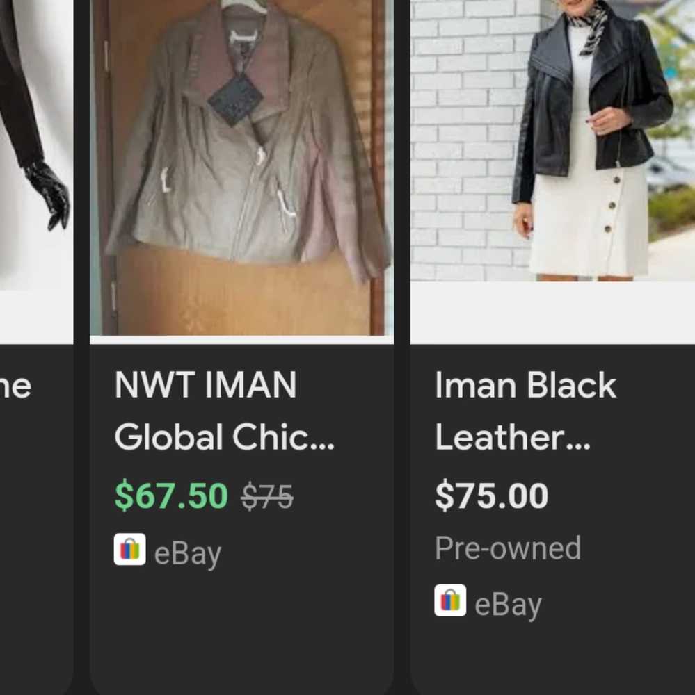 IMAN Global Chic Taupe Jacket